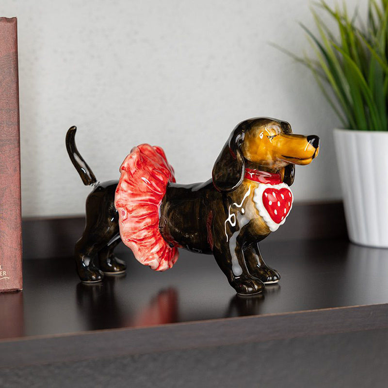 Ceramic Dog Home Decoration